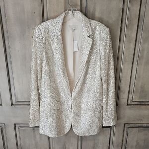 LOFT Sequin Blazer Jacket - 8 NWT